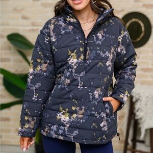 Women's Puffer 1/2 Zip Jacket